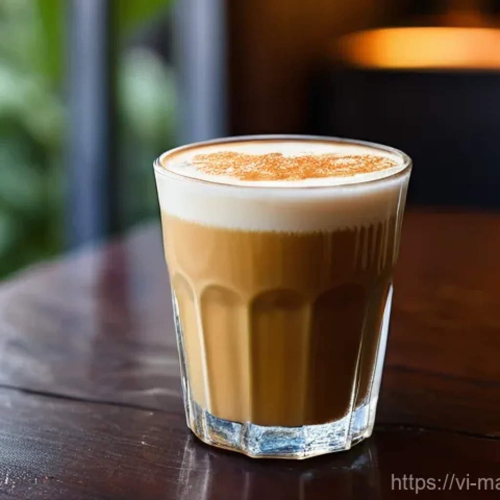 상징적 이미지가 바이럴에 미치는 영향 - **Prompt 1: Vietnamese Salted Coffee Perfection**
"A close-up, high-definition photograph of a p...